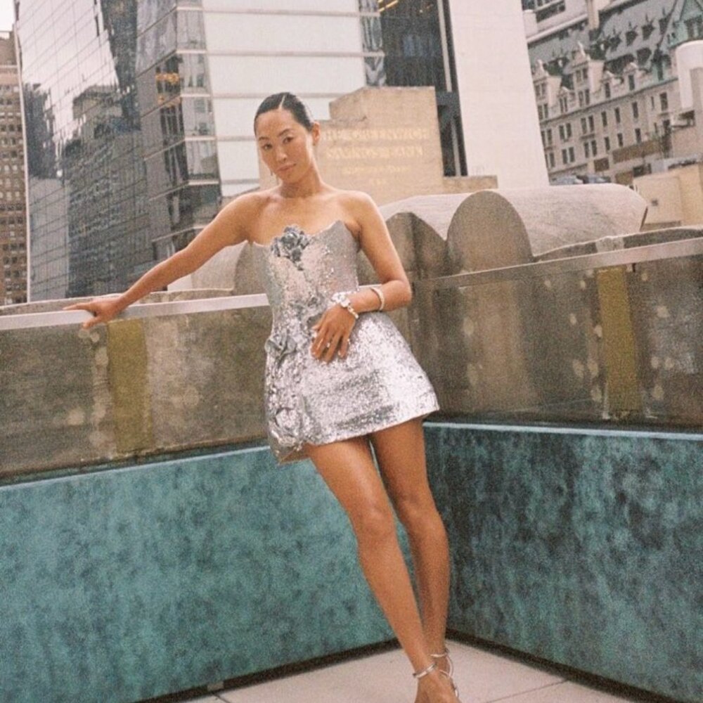 Oscar de la Renta Sequin mini dress